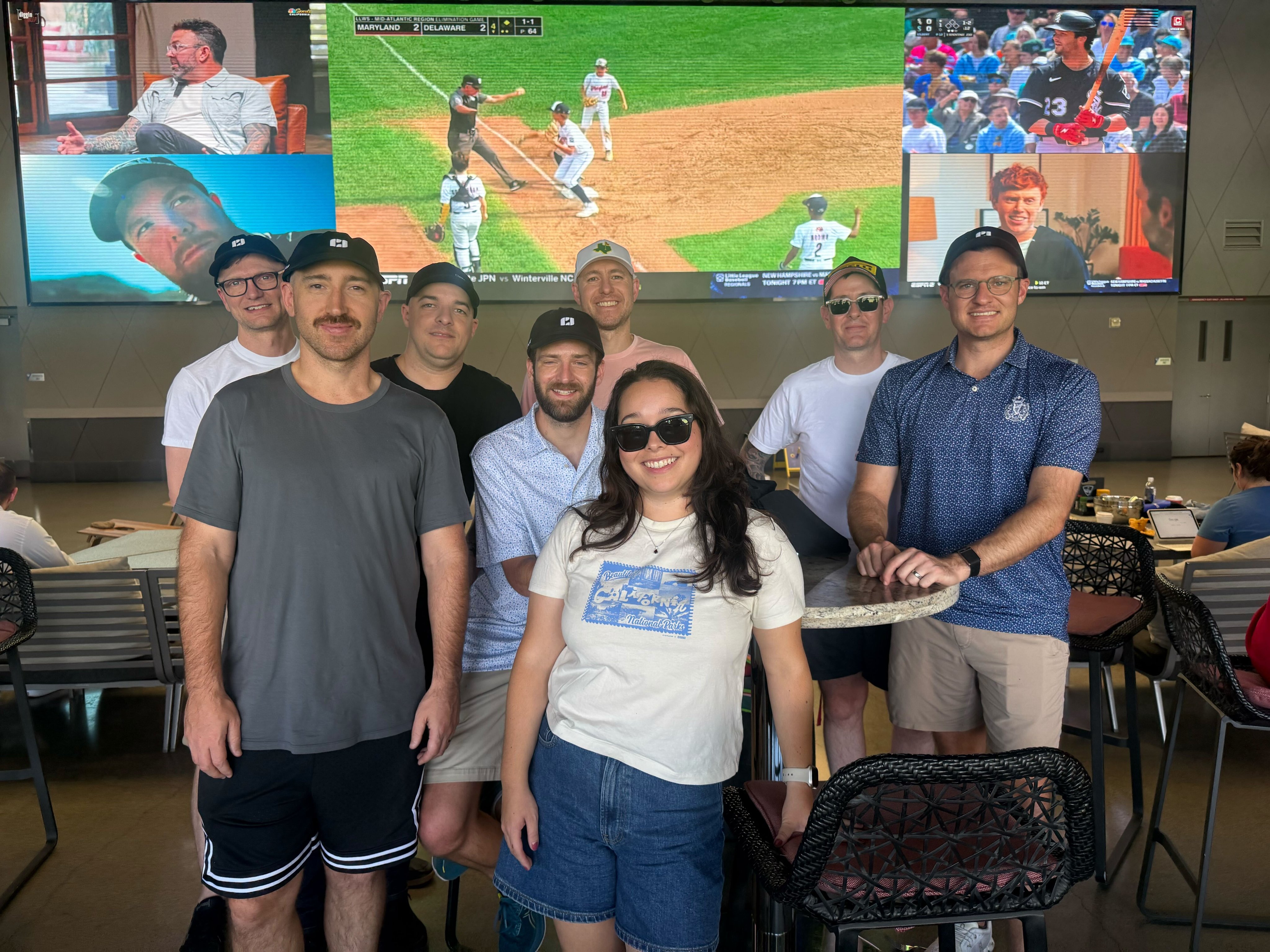 Team at topgolf